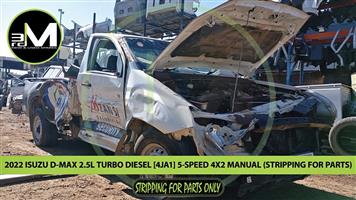 2022 ISUZU D-MAX SINGLE CAB GEN 6 5-SPEED MANUAL 4x2 (STRIPPING FOR PARTS)