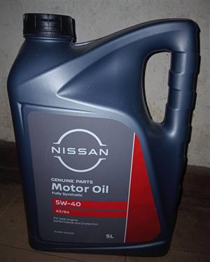 Nissan 5W-40 Synthetic Engine Oil For Sale