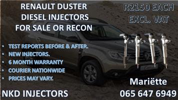 QUALITY RECON DIESEL INJECTORS RENUALT DUSTER 