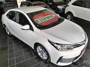 2018 Toyota Corolla 1.6 prestige CVT