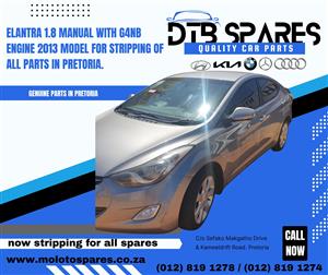 Elantra 1.8 manual with G4nb engine 2013 
