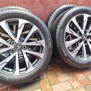TOYOTA 18INCH URBAN CRUISER OEM BRAND NEW MAGS AND TYRES 
