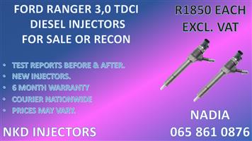DIESEL INJECTORS FOR SALE FOR FORD RANGER 3.0 TDCI NATIONWIDE