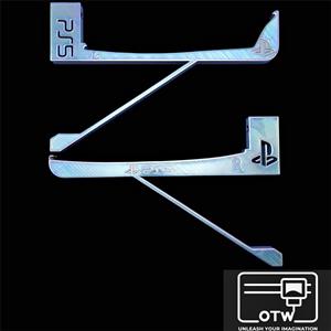 PS5 Disc Edition Console Horizontal Wall Brackets Tri Colour