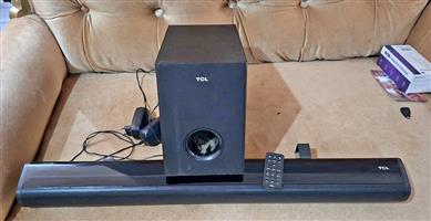TCL Wireless Soundbar and Woofer