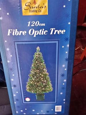 120cm Fibre Optic Christmas Tree with Full Decorations
