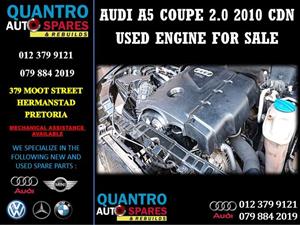 Audi A5 Coupe 2.0 2010 CDN Engine 