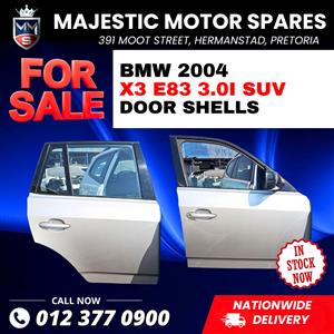 2004 BMW X3 E83 3.0i SUV Door Shells for Sale – Used 