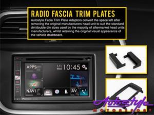 Radio Fascia Trim Plate for VW Up 2016 model