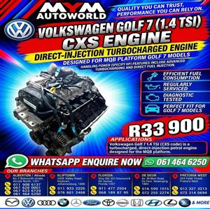 VW Golf 7 CXS Engine