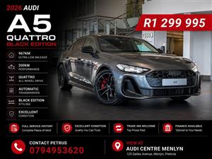 2026 Audi A5 Quattro Black Edition