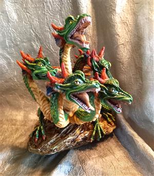 Dramatic Dragon sculpture to bring good luck for the Year of the Dragon