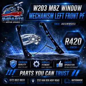 W203 MERCEDES-BENZ WINDOW MECHANISM LEFT FRONT