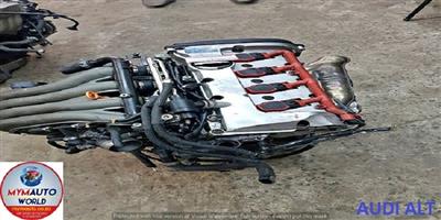 AUDI A4/A6 2L 20V COMPLETE ALT ENGINE FOR SALE