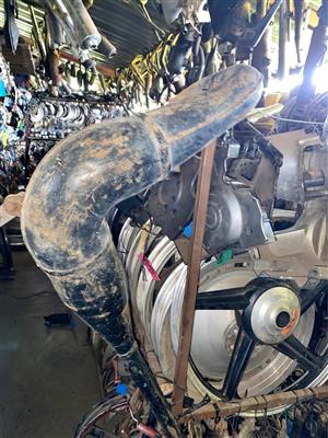 Kawasaki KDX 250 header pipe. Meyerton bike scrapyard new and secondhand spares.