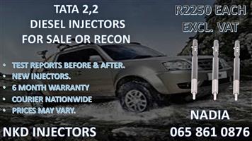 TATA 2,2 DIESEL INJECTORS FOR SALE. REBUILT AND TESTED