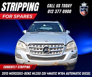 2010 Mercedes-Benz ML350 CDI 4MATIC W164 Automatic Diesel Stripping for Spares