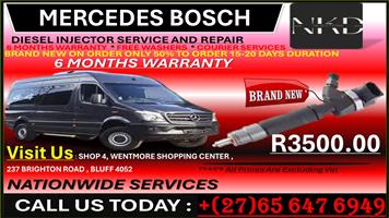 BRAND NEW MERCEDES BOSCH DIESEL INJECTORS