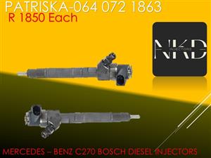 AFFORDABLE DIESEL INJECTORS FOR MERCEDES C270 INJECTORS FOR SALE
