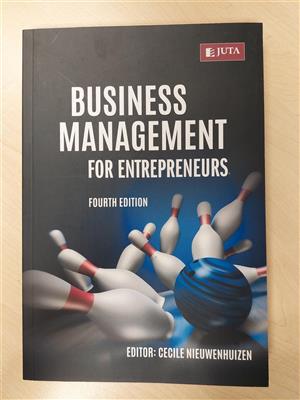 Business Management For Entrepreneurs - Fourth Edition