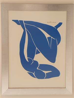 Henri Matisse 1952 framed Blue Nude lithograph 