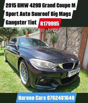  2015 BMW 420D Grand Coupe M Sport Gangster Tint Big Mags Sunroof