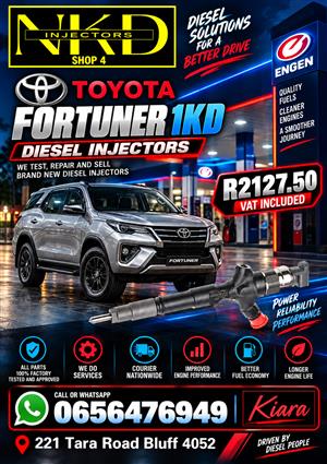 TOYOTA_FORTUNER_1KD_DIESEL_INJECTORS_NKD_NATIONWIDE