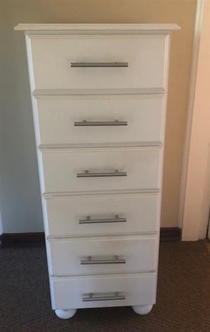 For Sale White Tall Boy Drawers Junk Mail