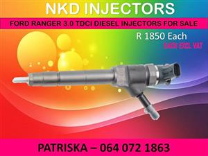 DIESEL INJECTORS NEW AND RECON ON FORD RANGER 3.0 TDCI FOR SALE