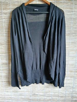2 FOR 1 LADIES LARGE BLK CARDIGANS