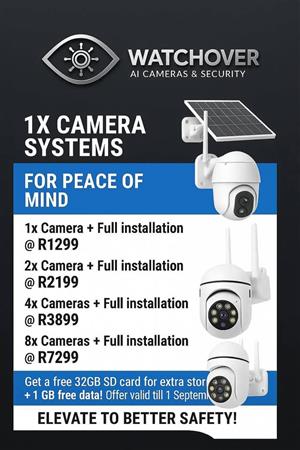 AI Camera Systems for home and business security.