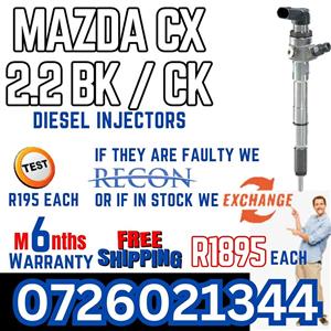 Mazda CX 2.2 BK / CK diesel injetors for sale
