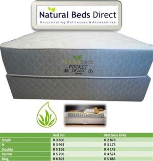POCKET DE LUX TURNABLE DOUBLE BED MATTRESSES & BED SETS