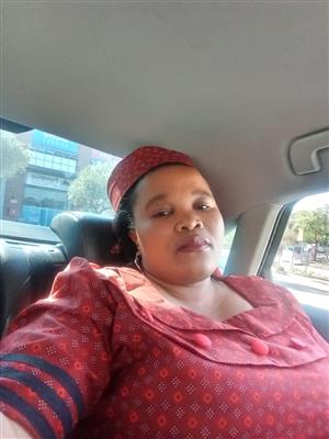 38 yr old Mosotho needs live in position as domestic worker, nanny or cook