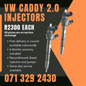 VW CADDY 2.0 INJECTORS FOR SALE WITH WARRANTY INCLUDED 