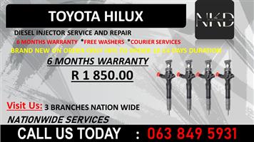 TOYOTA HILUX DIESEL INJECTORS PHOENIX KWAZULU NATAL 