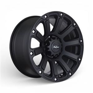16″ A-Line Destroyer 5/150 Satin Black Alloy Wheels
