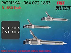FORD EVEREST 3,0 BOSCH DIESEL INJECTORS