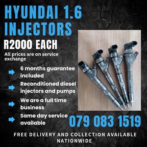 HYUNDAI 1.6 INJECTORS FOR SALE WITH WARRANTY INCLUDED 