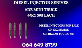 We can recon your Diesel injectors 6 months warranty included