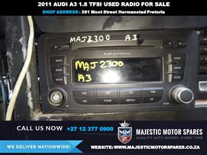 2011 Audi A3 1.8 TFSI car radio for sale used