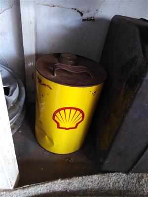 Shell, old can