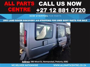 2003 Land Rover Discovery stripping for used spares and parts now for sale 