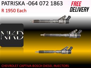 CHEVROLET CAPTIVA BOSCH DIESEL INJECTORS