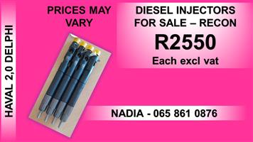 HAVAL 2.0 DELPHI DIESEL INJECTORS FOR SALE AND RECONDITIONED