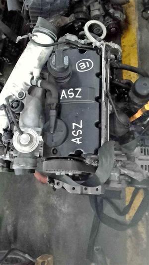 VW ASZ COMPLETE ENGINE FOR SALE