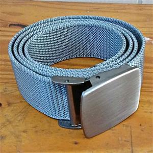 Grey Tactical Canvas Belt