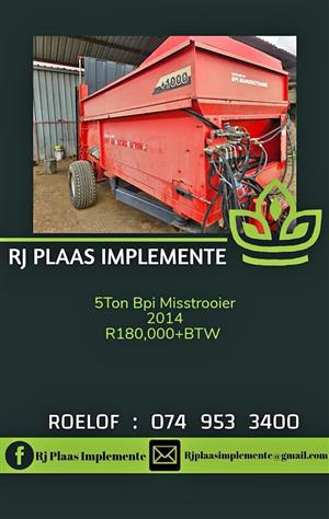 5 ton BPI Misstrooier