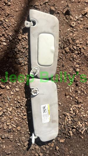 Sun Visors with Mounting Clips Jeep Patriot 