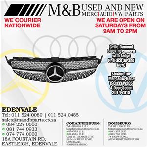 Grille Diamond Black no camera with badge PreFace (Brand New)